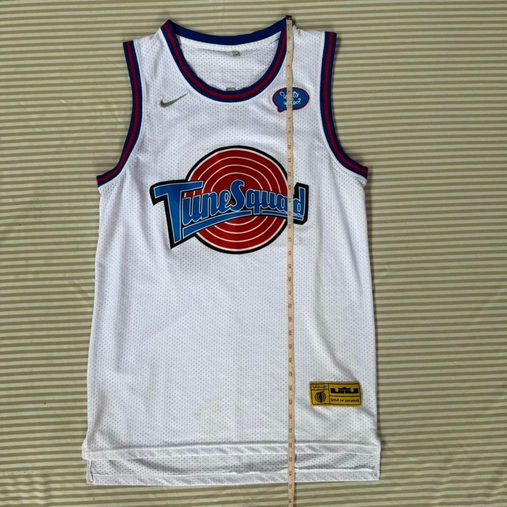 Nike Space Jam Tune Squad Jersey Mens Size L LeBron James #23 White